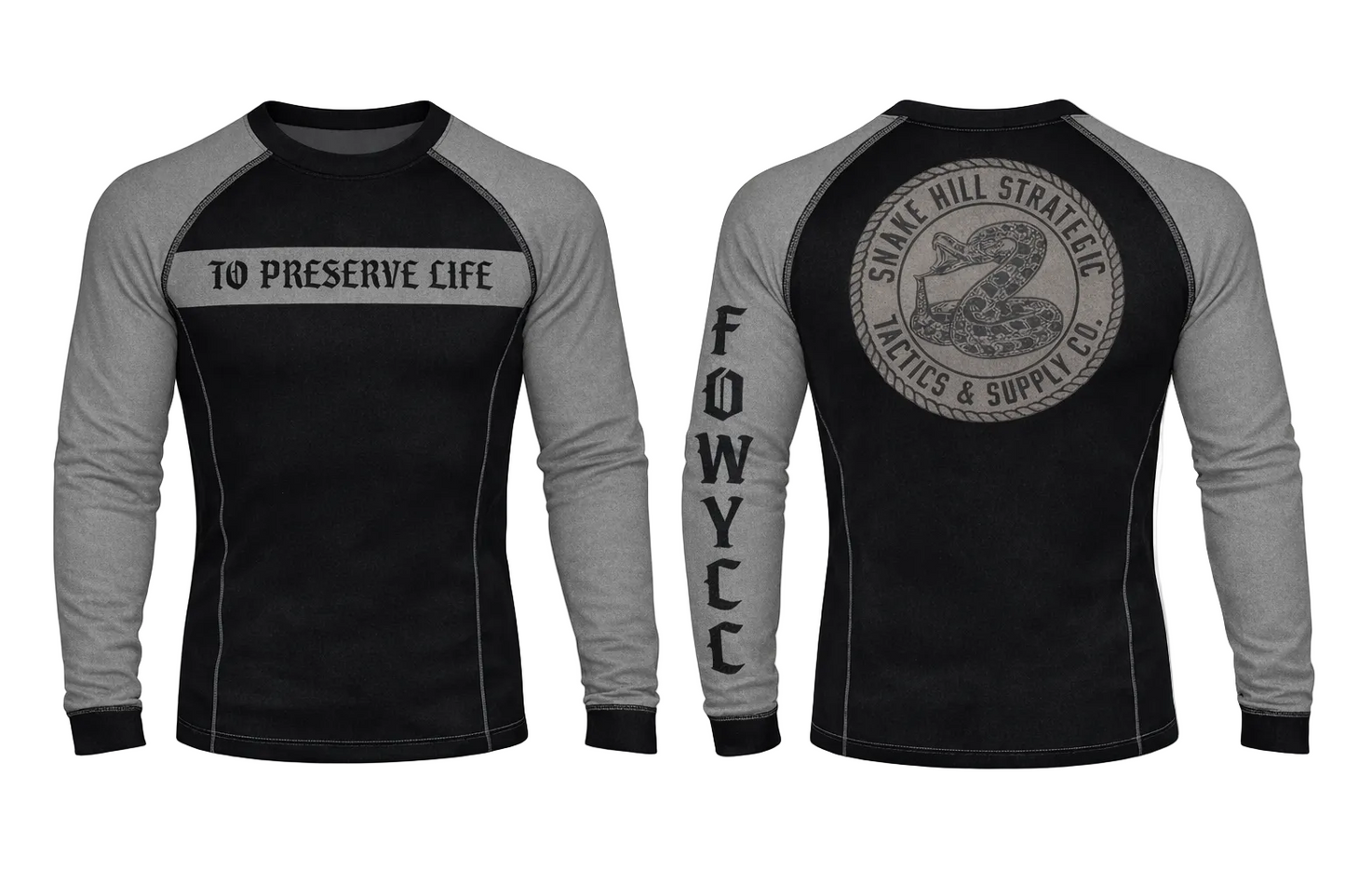 PRESERVE LIFE & FOWYCC — L/S Rash Guard